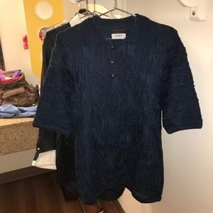 COOGI AUSTRALIA BASICS SHORT SLEEVE SWEATER